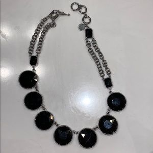 White House/Black Market Faux Onyx Necklace.